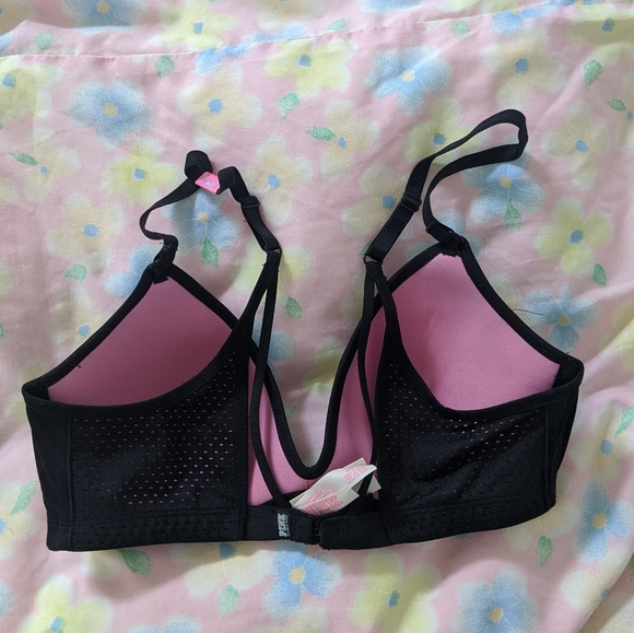 NWT VS PINK Varsity Light Scoop Push-Up Bra - Picture 3 of 4